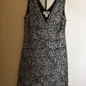 Animal print sleeveless dress